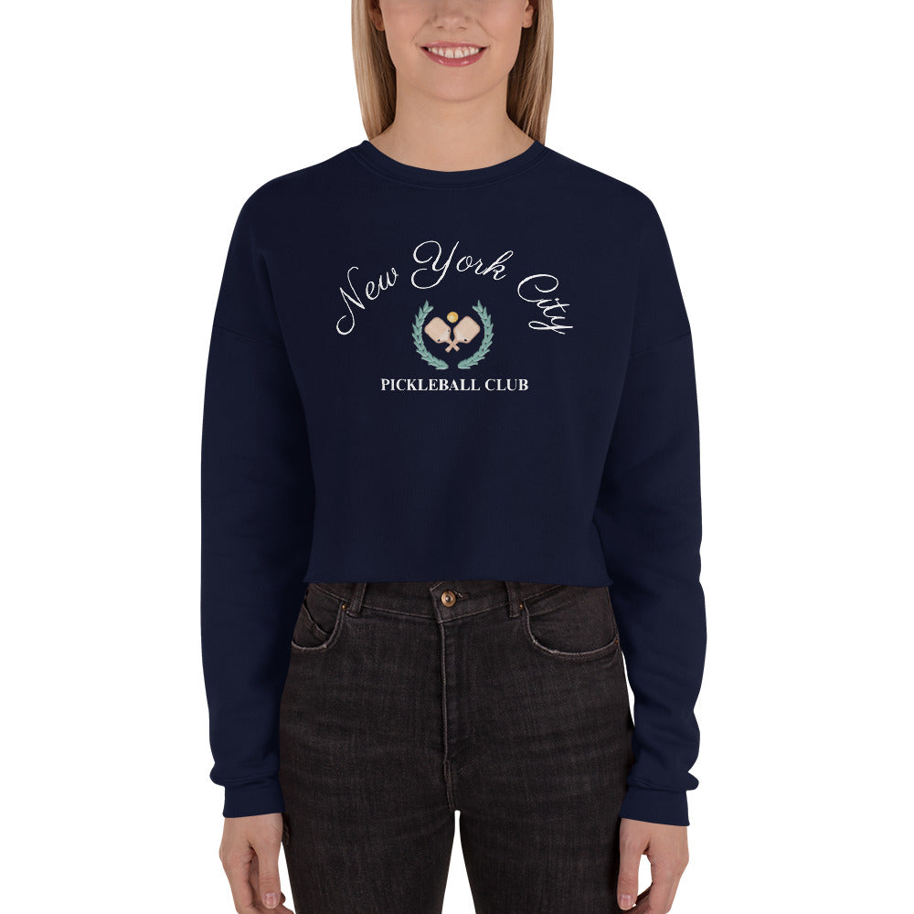 NYC Pickleball Club Cropped Sweatshirt